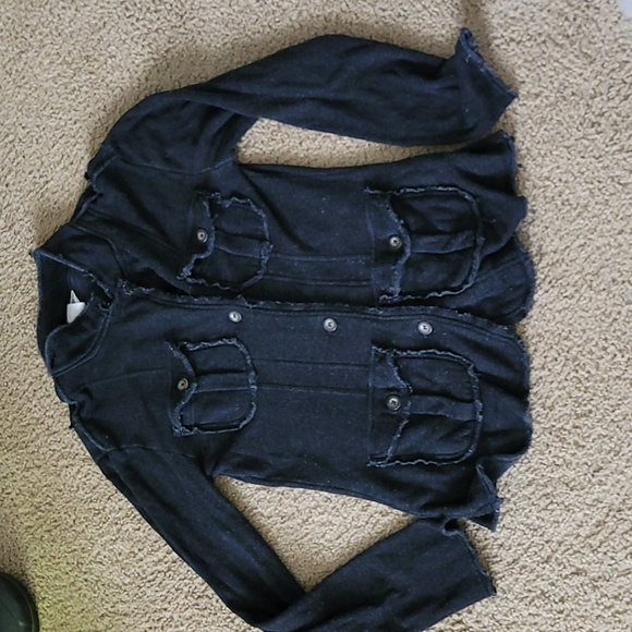 Hard Tail Jackets & Blazers - Hard Tail Distressed Jacket